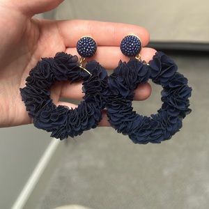 Baublebar Navy blue statement earrings!